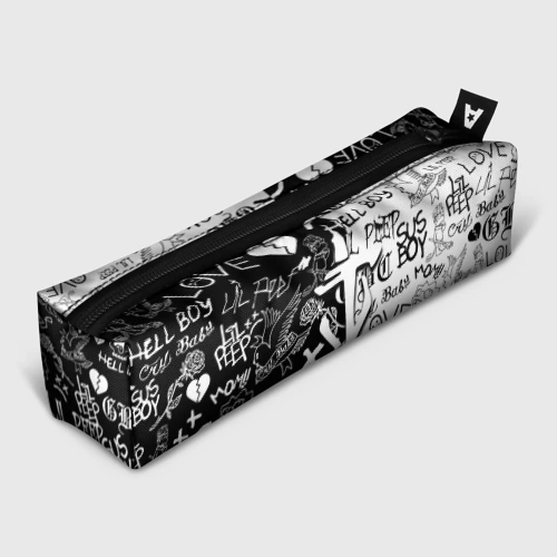 Пенал школьный 3D Doom x liil peep pattern black