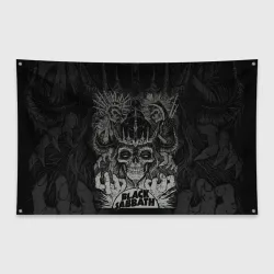 Флаг-баннер Black Sabbath death skull