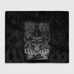 Плед 3D Black Sabbath death skull