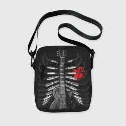 Сумка через плечо 3D Rock guitar ribs 