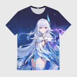 Мужская футболка 3D Скирк Геншин Импакт