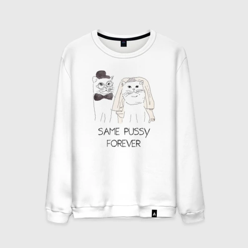 Мужской свитшот хлопок Same pussy forever