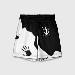 Детские спортивные шорты 3D Doom отпечатки демона