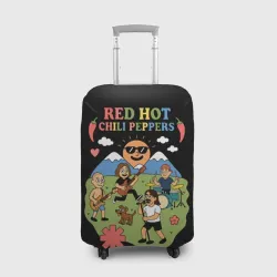 Чехол для чемодана 3D Red Hot Chili Peppers, мультяшный стиль