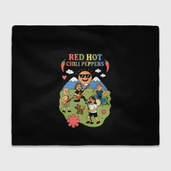 Плед 3D Red Hot Chili Peppers, мультяшный стиль