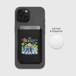 Картхолдер Magsafe магнитный The Beatles, мультяшный стиль - фото 2