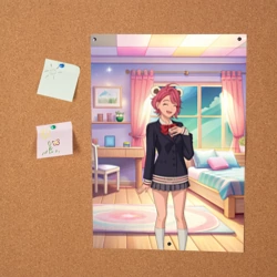 Постер Дандадан Сиратори Айра смущается  - фото 2