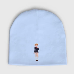 Женская шапка демисезонная Дандадан Сиратори Айра в летней шляпой 