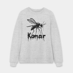 Мужской свитшот oversize без начеса хлопок Комар стиль граффити