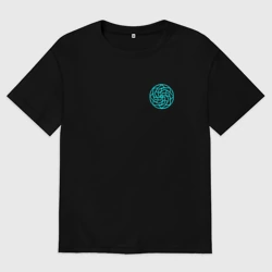 Женская футболка хлопок Oversize Оберег от хворей - здрабережень