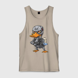 Мужская майка хлопок Утка терминатор