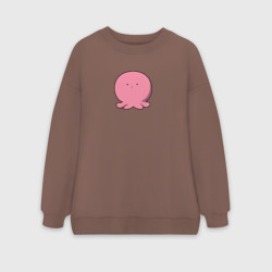 Женский свитшот oversize без начеса хлопок Первородный грех Такопи