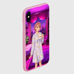 Чехол для iPhone XS Max матовый Дандадан Сиратори Айра с кофе - фото 2