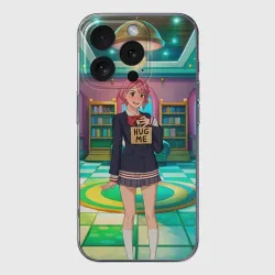 Чехол для iPhone 16 Pro силиконовый с защитой камеры Дандадан Сиратори Айра хочет обнимашек