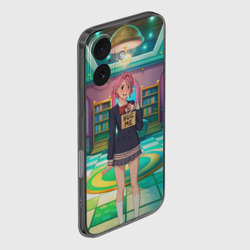 Чехол для iPhone 16 силиконовый с защитой камеры Дандадан Сиратори Айра хочет обнимашек - фото 2