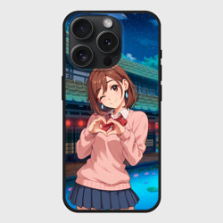 Чехол силиконовый для Apple iPhone 15 Pro матовый Милашка Сиратори Айра Дандадан 