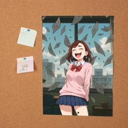 Постер Сиратори Айра смеется -  Дандадан  - фото 2