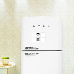 Магнитный плакат 3Х2 Паук на белом - the web of Fate - фото 2