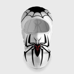 Балаклава 3D Паук на белом - the web of Fate