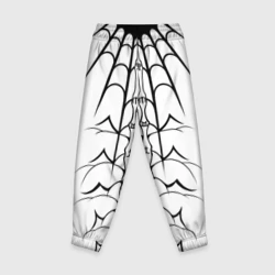 Детские брюки 3D Паук на белом - the web of Fate