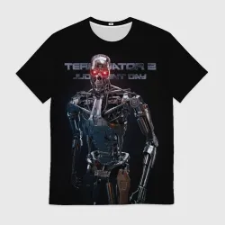 Мужская футболка 3D T-800
