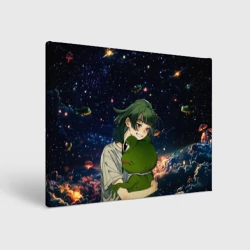 Холст прямоугольный МаоМао и Лягушонок Пепе - Монолог Фармацевта