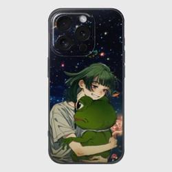 Чехол для iPhone 16 Pro силиконовый с защитой камеры МаоМао и Лягушонок Пепе - Монолог Фармацевта