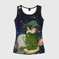 Женская майка 3D МаоМао и Лягушонок Пепе - Монолог Фармацевта