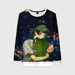 Женский свитшот 3D МаоМао и Лягушонок Пепе - Монолог Фармацевта