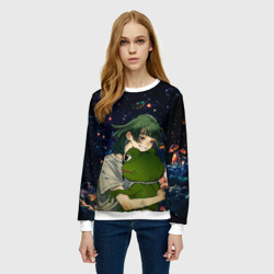 Женский свитшот 3D МаоМао и Лягушонок Пепе - Монолог Фармацевта - фото 2
