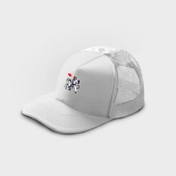 Кепка тракер с сеткой Тигр в кимоно - фото 2