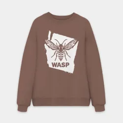 Мужской свитшот oversize без начеса хлопок Белый штрих оса