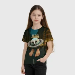 Детская футболка 3D La Vaca Saturno Saturnita мем - фото 2