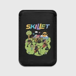 Картхолдер Magsafe магнитный Скиллет мультяшный стиль