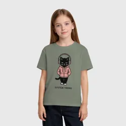 Детская футболка хлопок Sigma cat 3 - фото 2