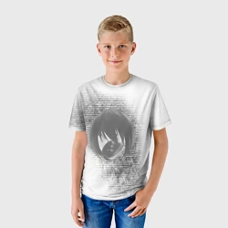 Детская футболка 3D NieR: Automata Персонаж 2b - фото 2
