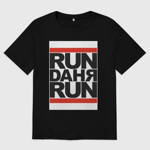 Мужская футболка хлопок Oversize Run Даня run