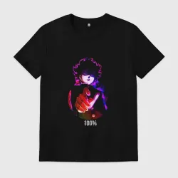 Мужская футболка хлопок Anime Mob Psycho 100 Shigeo