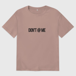 Женская футболка хлопок Oversize Sigma cat dont disturb