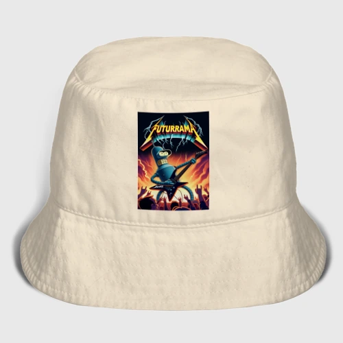Мужская панама хлопок Bender cool thrash rock guitarist - Futurama