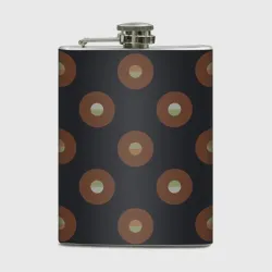 Фляга Black coffee moon drops pattern
