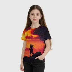 Детская футболка 3D Volcano eruption - фото 2