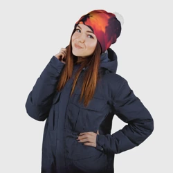 Шапка 3D c помпоном Volcano eruption - фото 2