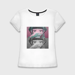 Женская футболка хлопок Slim Мао Мао из Монолог фармацевта