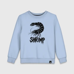 Детский свитшот хлопок Черная креветка