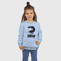 Детский свитшот хлопок Черная креветка - фото 2