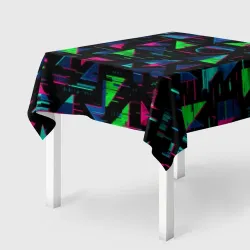 Скатерть 3D Геометрия глитч