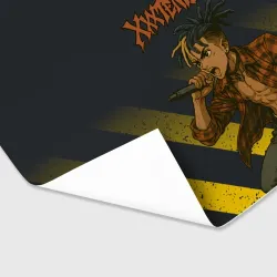 Бумага для упаковки 3D XXXTentacion с микрофоном в аниме стиле - фото 2