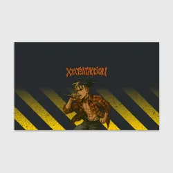 Бумага для упаковки 3D XXXTentacion с микрофоном в аниме стиле