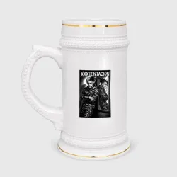 Кружка пивная XXXTentacion у зеркала 